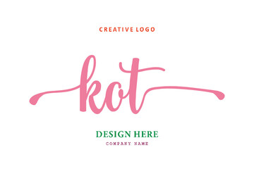 KOT lettering logo is simple, easy to understand and authoritative © Bewolu