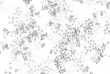 Light Gray vector texture with artificial intelligence concept.