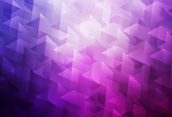 Light Purple, Pink vector background in polygonal style.