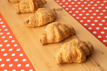 delicious homemade chocolate filled croissants