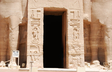 Ancient statues and artifacts of Abu Simbel, Egypt
