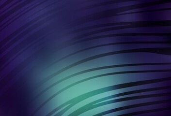 Fototapeta premium Dark Blue, Green vector background with lines.