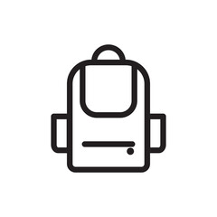 Bag pack logo design template