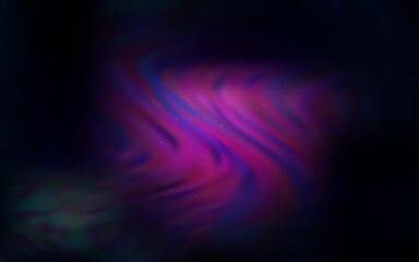 Dark Pink vector texture with milky way stars. Glitter abstract illustration with colorful cosmic stars. Pattern for astronomy websites.