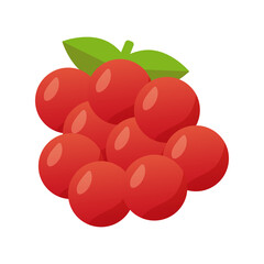 Obraz premium blackberry fresh delicious fruit isolated style icon