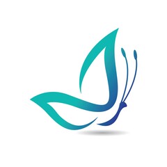 Beauty butterfly logo images