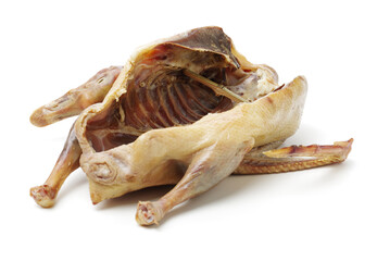 Salted Goose on white background