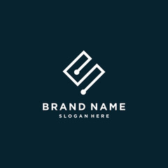 Creative initial letter logo design for company or person Premium Vector part 2