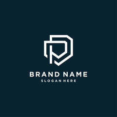 Creative initial letter logo design for company or person Premium Vector part 19
