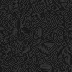 Ethnic style seamless pattern. Black ornate, aztec textile print. Vector graphic background