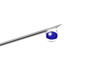 Coronavirus vaccination concept in the European Union