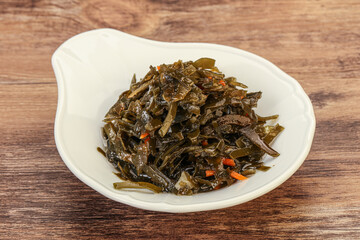 Seaweed cabbage with carrot and sesame