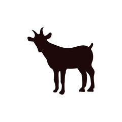 Goat icon design template vector isolated illustration
