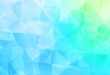 Light Blue, Green vector texture with abstract forms.