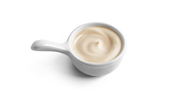 Mayonnaise isolated on a white background. High quality photo