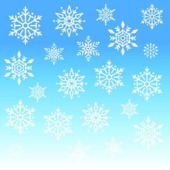 snow winter background and texture vector template
