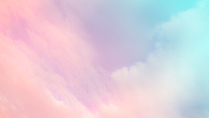 Cloud Sky Pastel Background,Rainbow Pink Blue Colorful Gradation Sky Abstract Texture,Gradient...