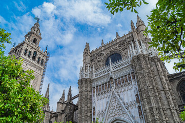 Obraz premium Seville Cathedral is one of the main attractions of Seville