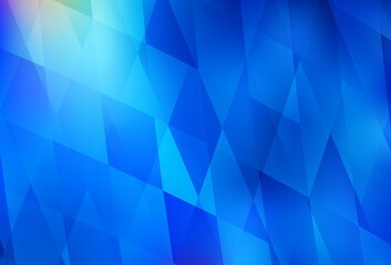Light BLUE vector background in polygonal style.