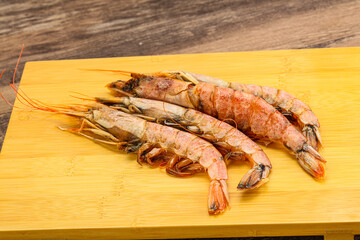 Tasty big Langoustine over the board