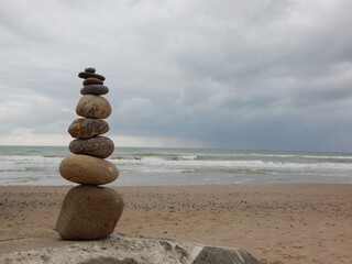 stones on the beach