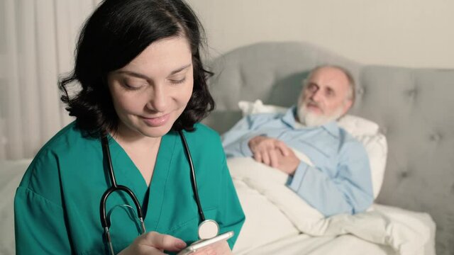 Nurse Texting On Phone, Ignoring Coughing Patient, Medical Negligence, Service