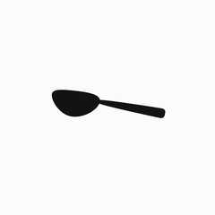 kitchen wooden saucepan icon on white background