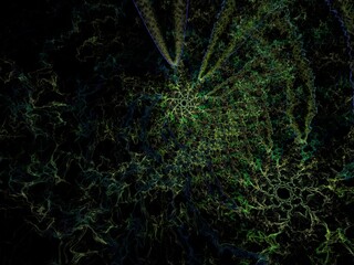 Imaginatory fractal background Image