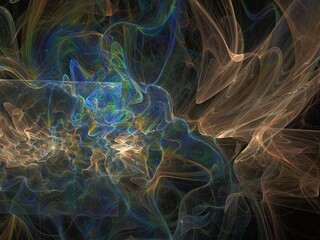 Imaginatory fractal background Image