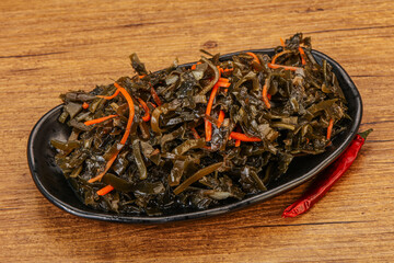 Seaweed cabbage with carrot and sesame