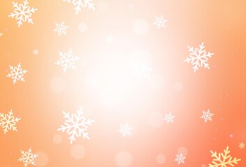 Light Orange vector template in carnival style.