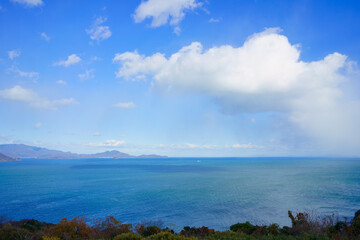 晩秋の瀬戸内海(香川県さぬき市)