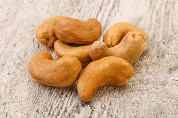 Natural organic Cashew nut heap