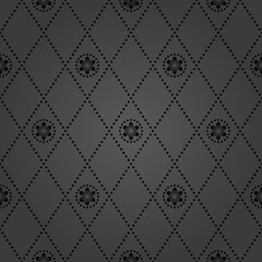 Geometric dotted pattern. Seamless abstract dark dotted modern texture for wallpapers and backgrounds