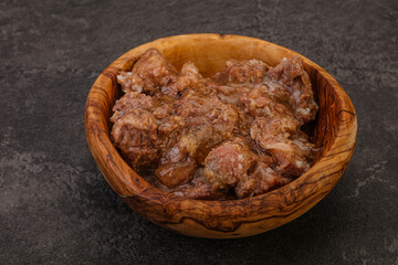 Gurmet venison stew with spices