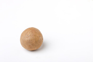 Fototapeta premium fresh sapodilla fruit isolated on white background