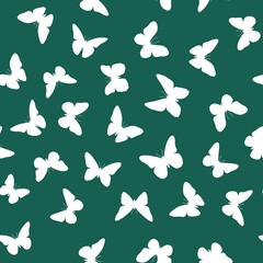 seamless pattern with butterflies