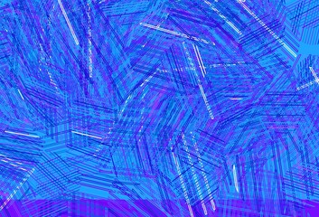 Light Pink, Blue vector background with bubbles.