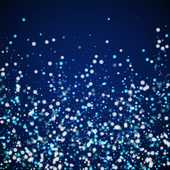 Beautiful falling snow Christmas background. Subtl