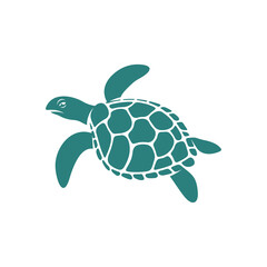 Turtle design vector illustration, Creative Turtle logo design concepts template, icon symbol