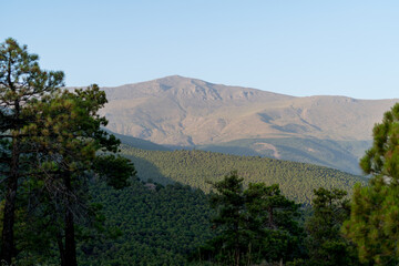 Sierra Nevada mountains in southern Spain