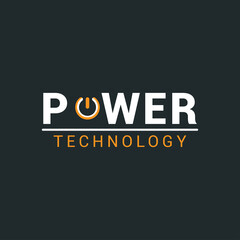 Power logo icon vector template.