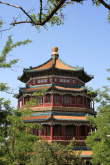 Fototapeta na wymiar summer palace in beijing in china