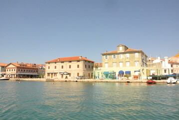 Fototapeta na wymiar Cres town, sea, on the island of Cres, Croatia
