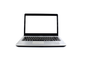 laptop isolated on white