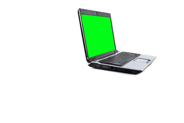 laptop isolated on white