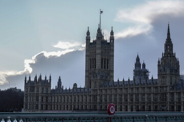 Fototapeta na wymiar houses of parliament city London