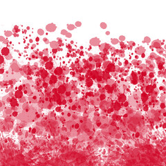 Art from watercolor With a reddish distribution