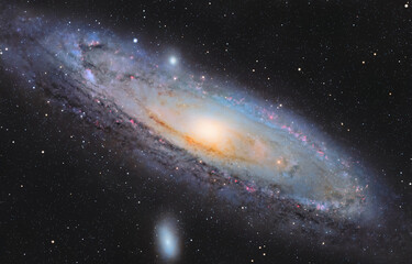 Spiral galaxy in Andromeda