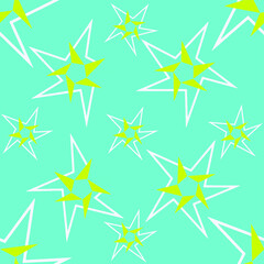 background geometry with stars colorful